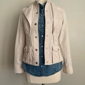 Size: S Zolle Beige Jacket Blazer 100% Cotton  In excellent Pre-owned condition.